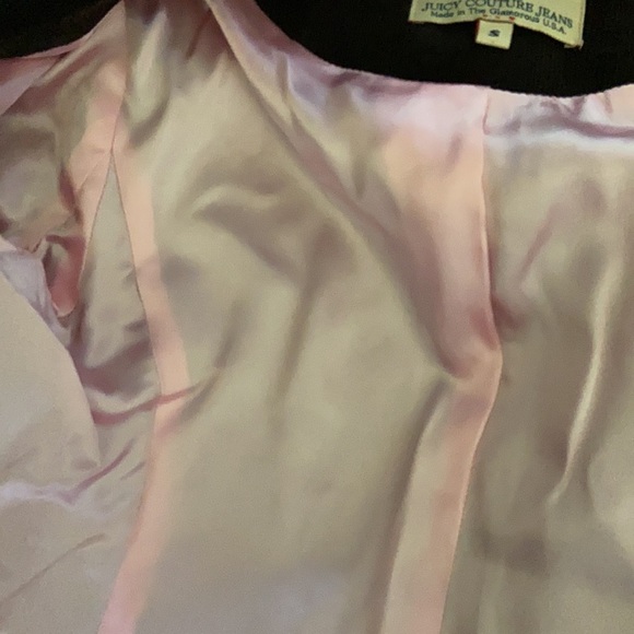 Juicy Couture Brown Blazer/Jacket with pink lining - Picture 4 of 7